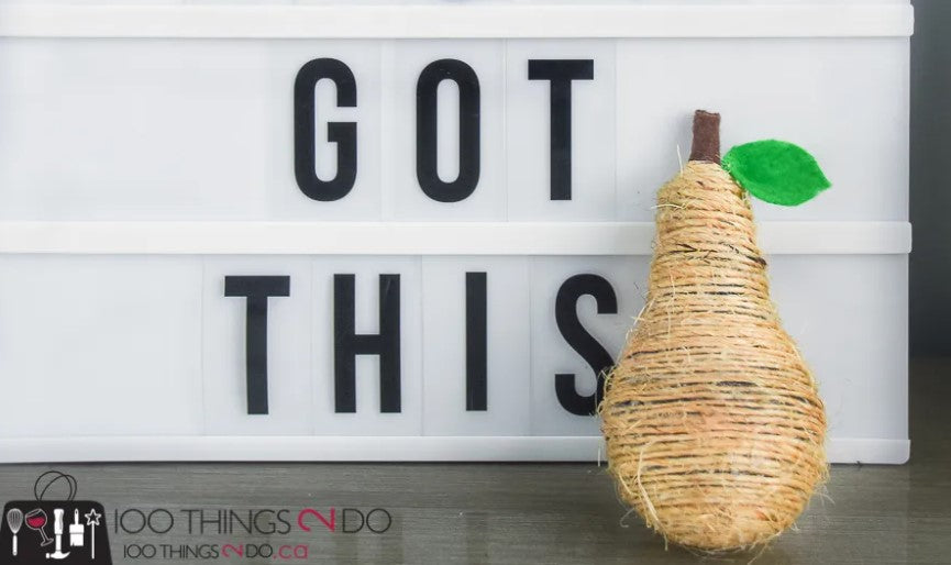 Twine Pear - Lightbulb