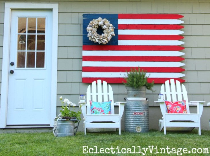 USA Flag - Fence