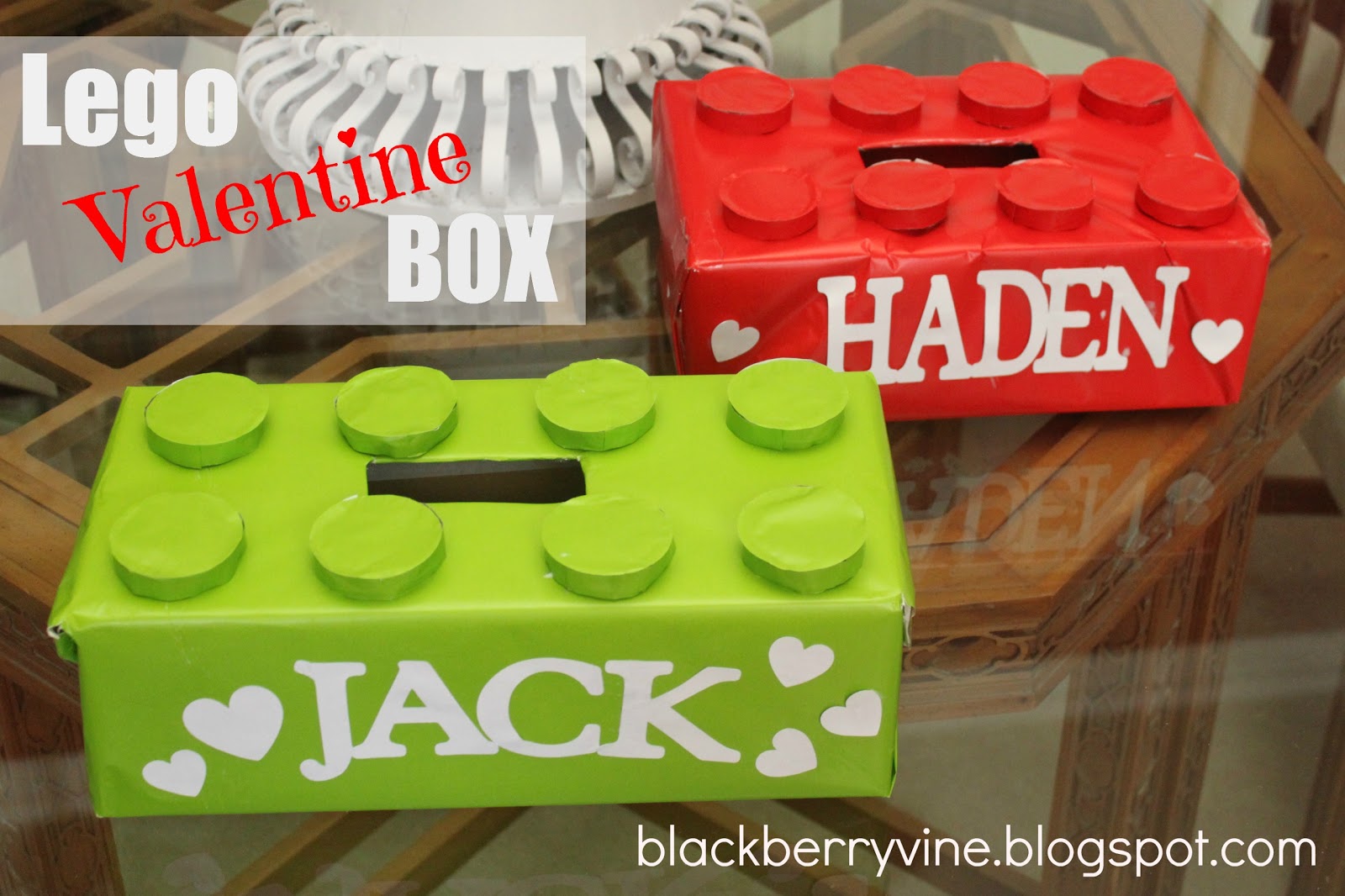 Valentine Box (Lego) - Cardboard