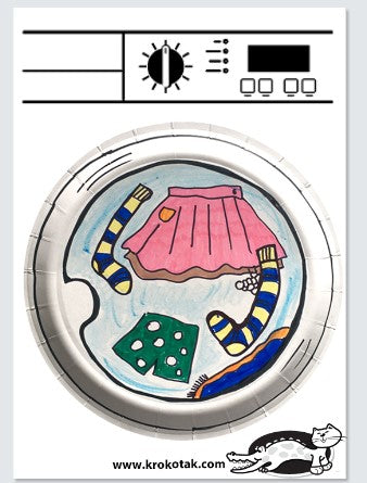 Washing Machine - Paper Plate
