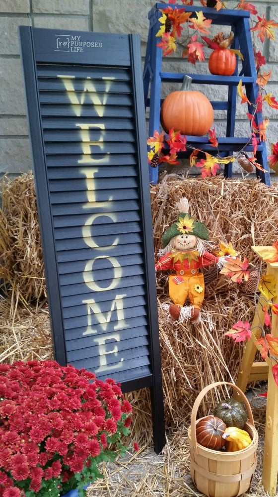 Welcome Sign - Shutter