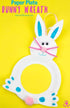 Wreath (Bunny) - Paper Plate